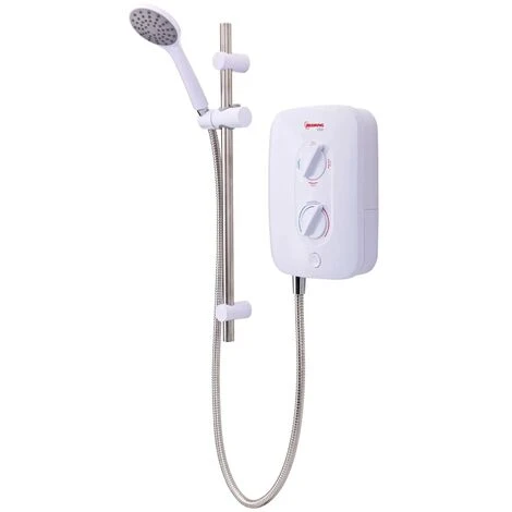 Redring Vital 9.5kw Electric Shower With Push Button White And Chrome 4 Redring Vital 9.5kw Electric Shower With Push Button White And Chrome - Image 2
