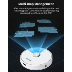 ULTENIC T10 - Robot Vacuum Cleaner With Mop - Self-empty Base - 3000Pa - Laser Navigation - Wi-Fi Connected/App Control -Home Sale Shop 64109832 3