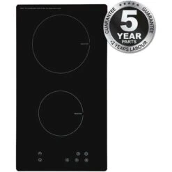SIA INDH30BL 30cm Black Domino 2 Zone Touch Control Electric Induction Hob -Home Sale Shop 65334602 5
