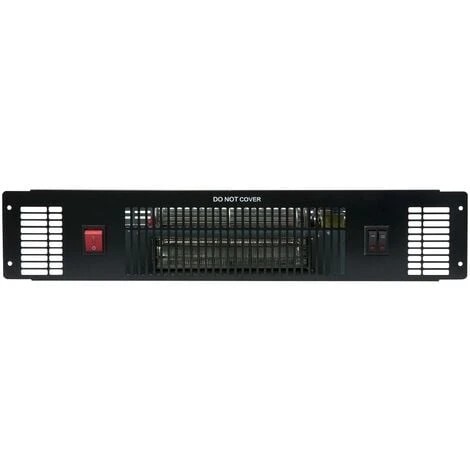 SIA PLH2 2kW Black Slimline Electric Built-in Kitchen Plinth Space Heater 4 SIA PLH2 2kW Black Slimline Electric Built-in Kitchen Plinth Space Heater - Image 2