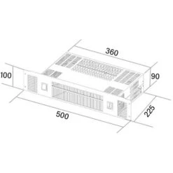 SIA PLH1 2kW Stainless Steel Slimline Electric Kitchen Plinth Heater -Home Sale Shop 65334793 4