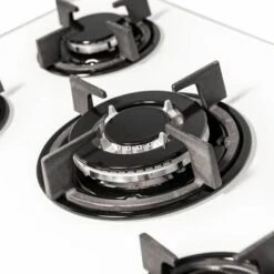 SIA GHG703WH 70cm White 5 Burner Gas On Glass Hob With Cast Iron Pan Stands -Home Sale Shop 65334842 3