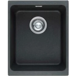 Single Bowl Undermount Kitchen Sink Matte Black - Franke KBG 110-34 MB