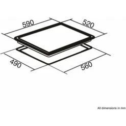 SIA INDH61BL 60cm ECO 13 Amp Plug In 4 Zone Touch Control Induction Hob In Black 10 SIA INDH61BL 60cm ECO 13 Amp Plug In 4 Zone Touch Control Induction Hob In Black -Home Sale Shop 65896116 4