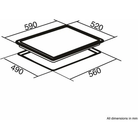 SIA INDH61BL 60cm ECO 13 Amp Plug In 4 Zone Touch Control Induction Hob In Black 6 SIA INDH61BL 60cm ECO 13 Amp Plug In 4 Zone Touch Control Induction Hob In Black - Image 4