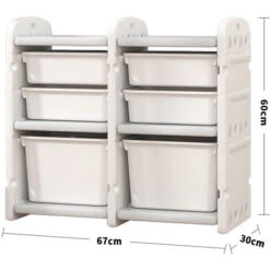 Livingandhome Kids Storage Cabinet For Toys,Clothes,Books 11 Livingandhome Kids Storage Cabinet For Toys,Clothes,Books -Home Sale Shop 66134271 5