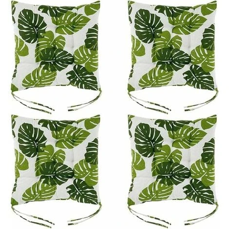 Floor Chair Cushions For Sofa And Dining Chair Set Of 4 Green/Green Turtle Leaf Linen Chair Cushions For Garden Kitchen Office 38 X 38cm (E) 3 Floor Chair Cushions For Sofa And Dining Chair Set Of 4 Green/Green Turtle Leaf Linen Chair Cushions For Garden Kitchen Office 38 X 38cm (E)