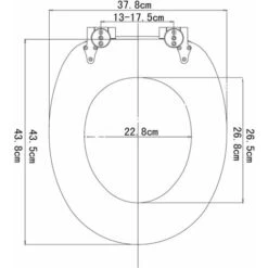 WOLTU Wooden Toilet Seats Soft Close WC Seat Hinge Ideal For Standard Toilet Grey Linen 10 WOLTU Wooden Toilet Seats Soft Close WC Seat Hinge Ideal For Standard Toilet Grey Linen -Home Sale Shop 71153734 4