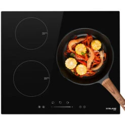 Home Sale Shop 39 Gasland Chef IH603BF 60cm Built-in Induction Hob, 3 Zones Electric Cooktop 5800W, With Slider Touch Control, Boost Function