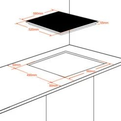 Gasland Chef IH603BF 60cm Built-in Induction Hob, 3 Zones Electric Cooktop 5800W, With Slider Touch Control, Boost Function 11 Gasland Chef IH603BF 60cm Built-in Induction Hob, 3 Zones Electric Cooktop 5800W, With Slider Touch Control, Boost Function -Home Sale Shop 71426694 5