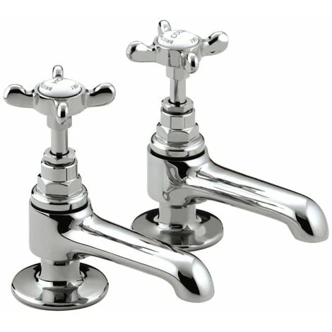 Bristan 1901 Bathroom Basin Sink Pillar Taps Chrome Traditional N 1/2 C CD 3 Bristan 1901 Bathroom Basin Sink Pillar Taps Chrome Traditional N 1/2 C CD