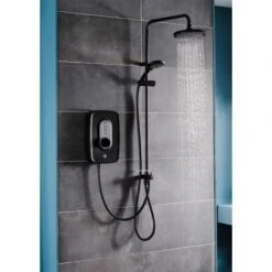 Triton Danzi DuElec Electric Shower Black 9.5kW Modern Rainfall Head Handset 9 Triton Danzi DuElec Electric Shower Black 9.5kW Modern Rainfall Head Handset -Home Sale Shop 72164726 3