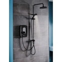 Triton Danzi DuElec Electric Shower Black 9.5kW Modern Rainfall Head Handset 10 Triton Danzi DuElec Electric Shower Black 9.5kW Modern Rainfall Head Handset -Home Sale Shop 72164726 4
