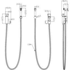 Sky Thermostatic Mixer Bidets Toilet Valve Hand Held Douche Kit Muslim Spray Shower -Home Sale Shop 75185129 5