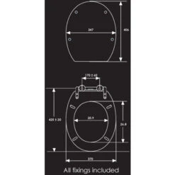Driftwood Effect Wooden Toilet Seat Heavy Duty Bar Duty Wood Effect Finish -Home Sale Shop 76756487 5