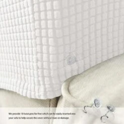 Pack Jacquard Stretch Sofa Armchair Armrest Covers Anti-Slip Furniture Protector Armrest Covers For Recliner Sofa With Free Fixing Tools -Home Sale Shop 77562264 5