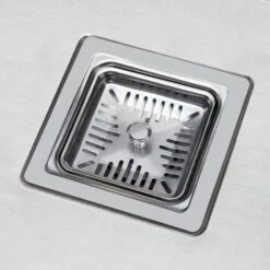 Sauber 1.5 Bowl Square Inset Stainless Steel Kitchen Sink Right Hand Drainer 9 Sauber 1.5 Bowl Square Inset Stainless Steel Kitchen Sink Right Hand Drainer -Home Sale Shop 79701161 3