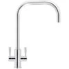 Franke Ascona U-Spout Mono Mixer Twin Lever Chrome Kitchen Tap -Home Sale Shop 81167210 1