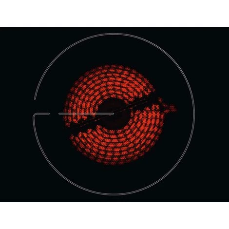 30cm Electric Ceramic Hob In Black, 2 Zone, Domino Design - Zanussi ZHRN383K 4 30cm Electric Ceramic Hob In Black, 2 Zone, Domino Design - Zanussi ZHRN383K - Image 2