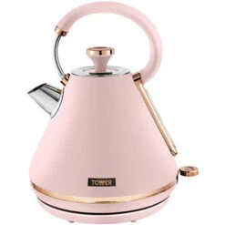 Tower Cavaletto Pyramid Kettle And 2 Slice Toaster Set Pink 8 Tower Cavaletto Pyramid Kettle And 2 Slice Toaster Set Pink -Home Sale Shop 83668521 3