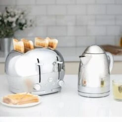 The Funky Appliance Company 1.7 Litre Kettle And 4 Slice Toaster Set Chrome 10 The Funky Appliance Company 1.7 Litre Kettle And 4 Slice Toaster Set Chrome -Home Sale Shop 83670960 4