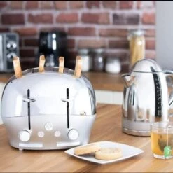 The Funky Appliance Company 1.7 Litre Kettle And 4 Slice Toaster Set Chrome 11 The Funky Appliance Company 1.7 Litre Kettle And 4 Slice Toaster Set Chrome -Home Sale Shop 83670960 5