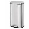 Songmics Kitchen Pedal Trash Bin With Hinged Lid And Plastic Inner Bucket, 30 Litre Stainless Steel Rubbish Garbage Can, Soft Close, Odour Proof And Hygienic LTB03NL 2 Songmics Kitchen Pedal Trash Bin With Hinged Lid And Plastic Inner Bucket, 30 Litre Stainless Steel Rubbish Garbage Can, Soft Close, Odour Proof And Hygienic LTB03NL -Home Sale Shop 8507482 1