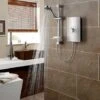 Triton Aspirante Electric Shower 8.5kW Head & Riser Brushed Steel 1 Triton Aspirante Electric Shower 8.5kW Head & Riser Brushed Steel -Home Sale Shop 8755467 1