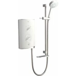 Mira Sport Thermostatic Electric Shower 9.0kW White & Chrome