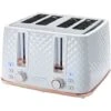 Toaster White And Rose Gold Diamond 1 Toaster White And Rose Gold Diamond -Home Sale Shop 89367640 1