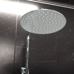 Modern Round Exposed Thermostatic Mixer Shower Set With Shower Head And Handheld 10 Modern Round Exposed Thermostatic Mixer Shower Set With Shower Head And Handheld -Home Sale Shop 92061683 4