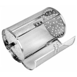 Kitchen Nuts/Peanuts/Chestnuts Baking Stainless Steel Rotating Roast CageElectric Oven Universal Fitting 2314cm